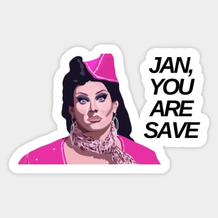 Jan you are save meme Sticker